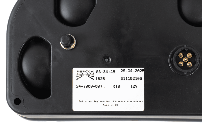 ASPÖCK Multipoint II Rückleuchte, 6 Funktionen, links