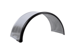 Doppelkotflügel für Anhänger 16-17,5" DOMAR DK7135 Radlauf 1000/450 mm Metall mit Gummikante