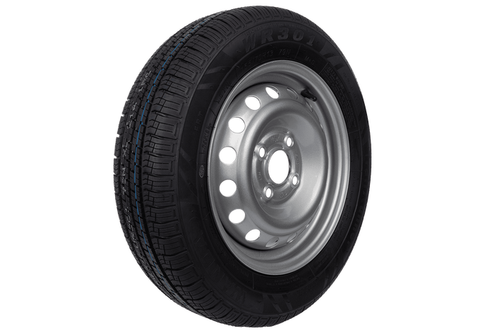 Anhängerrad REIFEN WANDA 155/70 R13 79N FELGE TRAILER TOP 4Jx13&quot;H2 4x100 ET:30