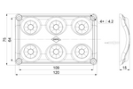 HORPOL LWD2154 LED 990lm Innenraumleuchte