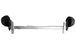 KNOTT VGB18MV gebremste Achse für Anhänger/Träger 1800 kg 1300 mm 1800 mm 5x112