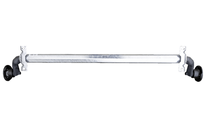 AL-KO OPTIMA ungebremste Achse für Anhänger 750kg 1260mm 1660mm 4x100