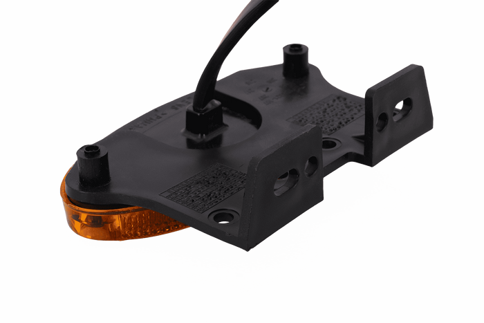 ASPÖCK FLATPOINT II LED Umrissleuchte, orange, universal, mit Halterung