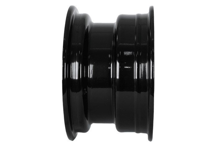 Stahlfelge für Anhänger UNITRAILER schwarz 6Jx10"H2 5x112 ET:-4