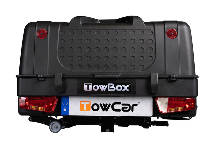 Towbox V1 Black Edition – Anhängerkupplungs-Gepäckbox