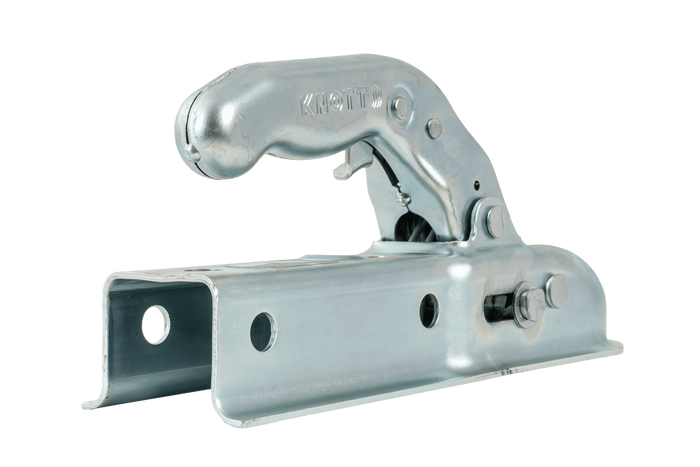 KNOTT K7.5-G Kugelkupplung für einen 750kg Anhänger mit einer 45mm Vierkantdeichsel