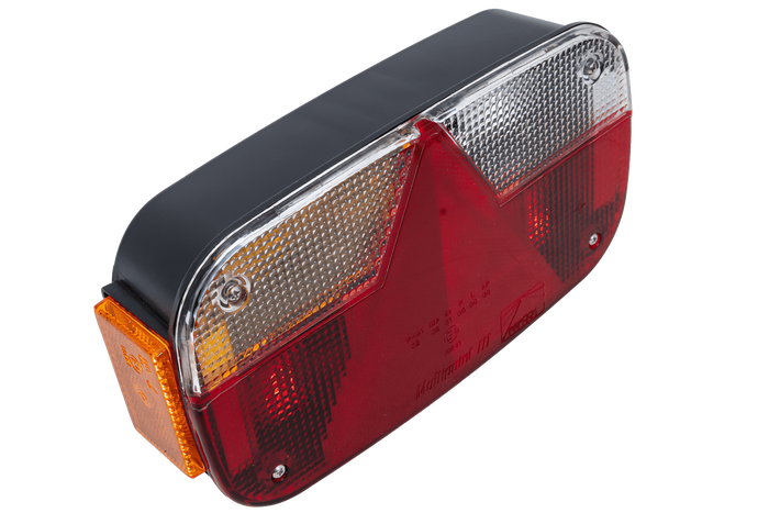 ASPÖCK Multipoint III Rückleuchte, 8 Funktionen, links