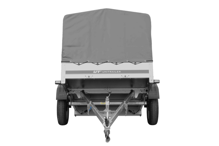 PKW-Anhänger 200x125 UNITRAILER GARDEN 201 KIPP mit grauer Hochplane