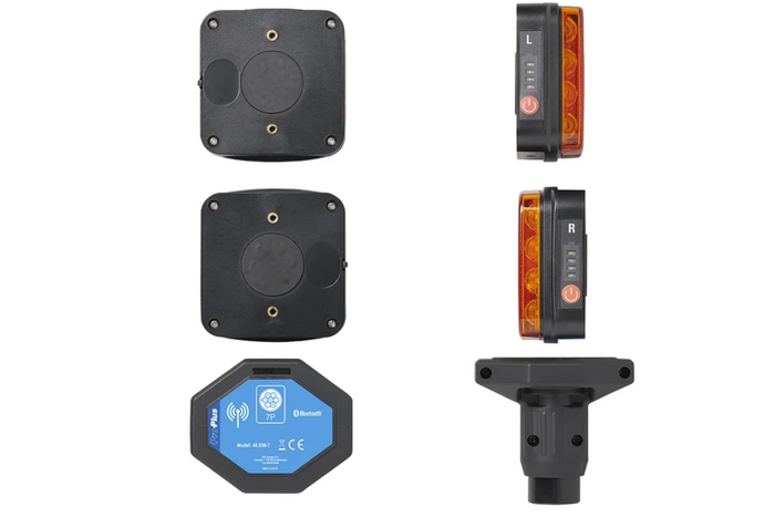 ProPlus LED-Rückleuchten (7-PIN), 4 Funktionen (links + rechts), magnetisch, Bluetooth