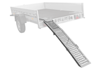 UNITRAILER ALR005 klappbare Auffahrrampe aus Stahl für Anhänger, 200 cm, 250 kg