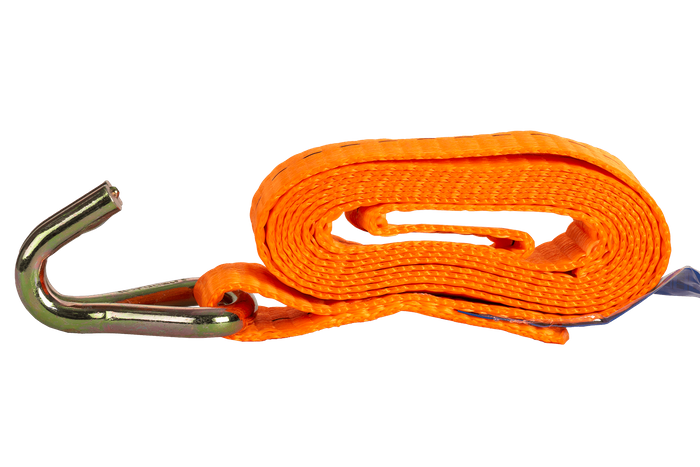 UNITRAILER 2 m/25 mm/1 t orangefarbenes Transportband mit Spanner