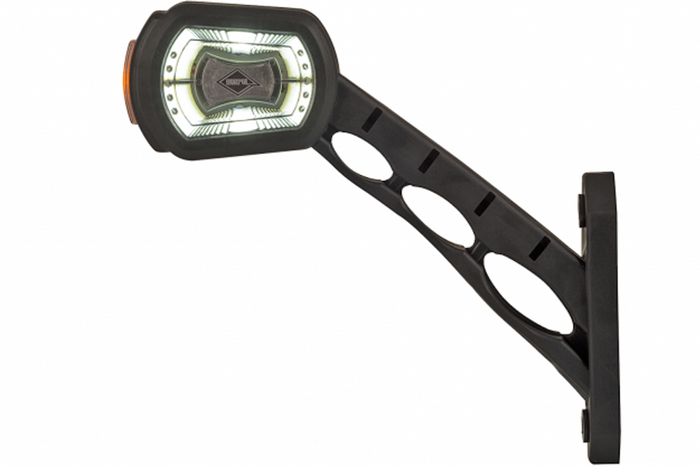 HORPOL LDCC 2699 LED-Markierungsleuchte rechts auf einem Gummiarm