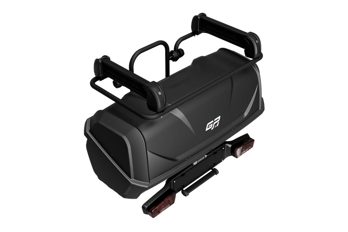 GP Saturn Anhängerkupplungsplattform mit Box und Skiträger (23.GP023-23.GP019-23.GP1000)
