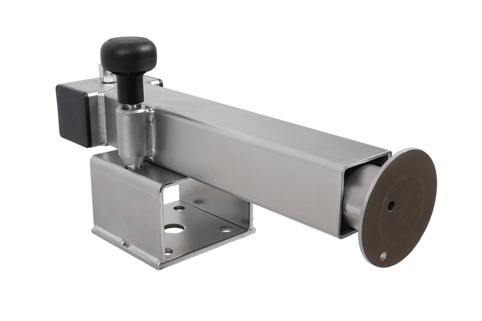UNITRAILER JL2 ausziehbare Kurbelstütze für 1300 kg Pritschenanhänger 410-645 mm