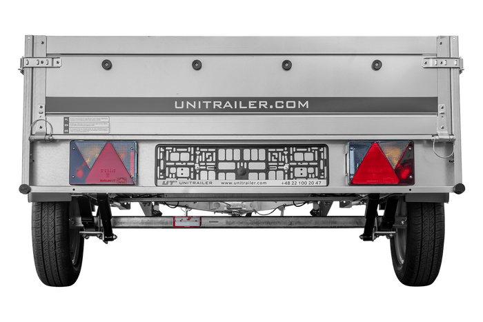 OUTLET PKW-Anhänger auf Federn 264x125 UNITRAILER GARDEN 264/R KIPP
