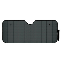 LAMPA Mattschwarze Auto-Sonnenblendenmatte 61x147cm