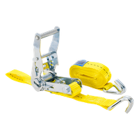 UNITRAILER 3 m/25 mm/1 t gelbes Transportband mit Spanner