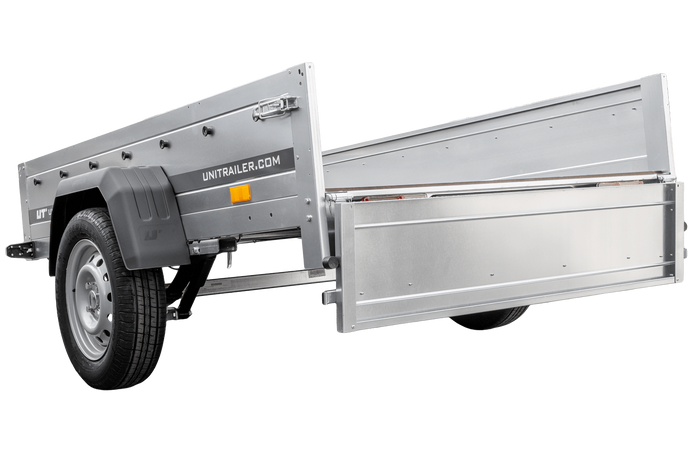 Einachsanhänger mit Blattfederung 200x125 UNITRAILER GARDEN 201/R KIPP