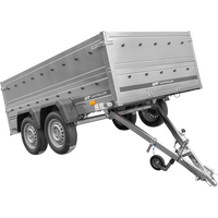 Autotransportanhänger 264x150 UNITRAILER GARDEN 265/2 KIPP mit BIS-Seitenwänden
