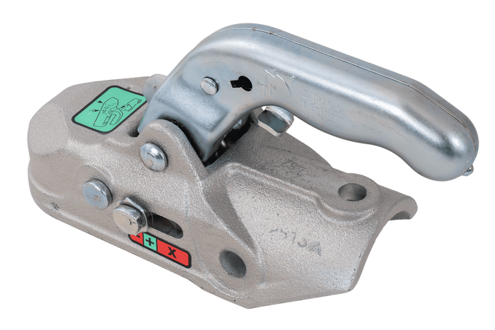 KNOTT K35-A Kugelkopfkupplung für einen 3500kg Anhänger mit einer 50mm Rohrdeichsel, Gusseisen