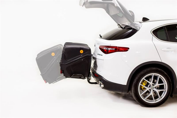 Towbox V1 Black Edition – Anhängerkupplungs-Gepäckbox