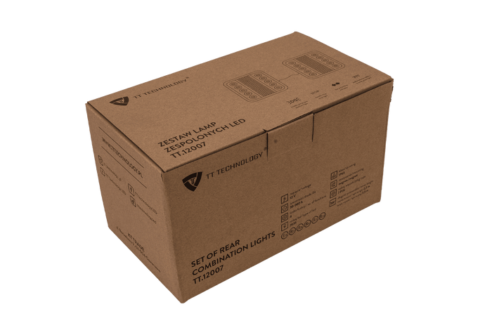 TT Technology TT.12007 LED Rückleuchten, 4 Funktionen, links + rechts, magnetisch